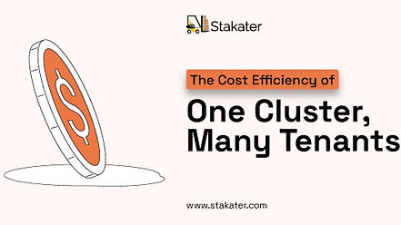 The Cost Efficiency of One Cluster, Many Tenants